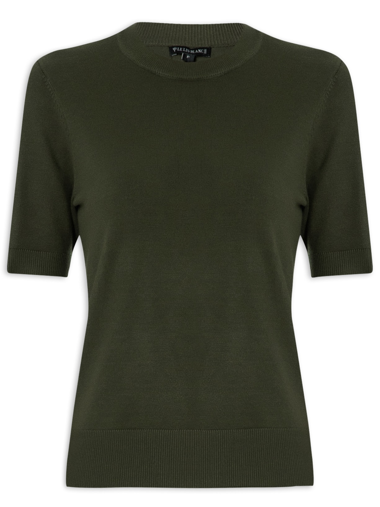 Blusa Manga Curta Olivia - Verde