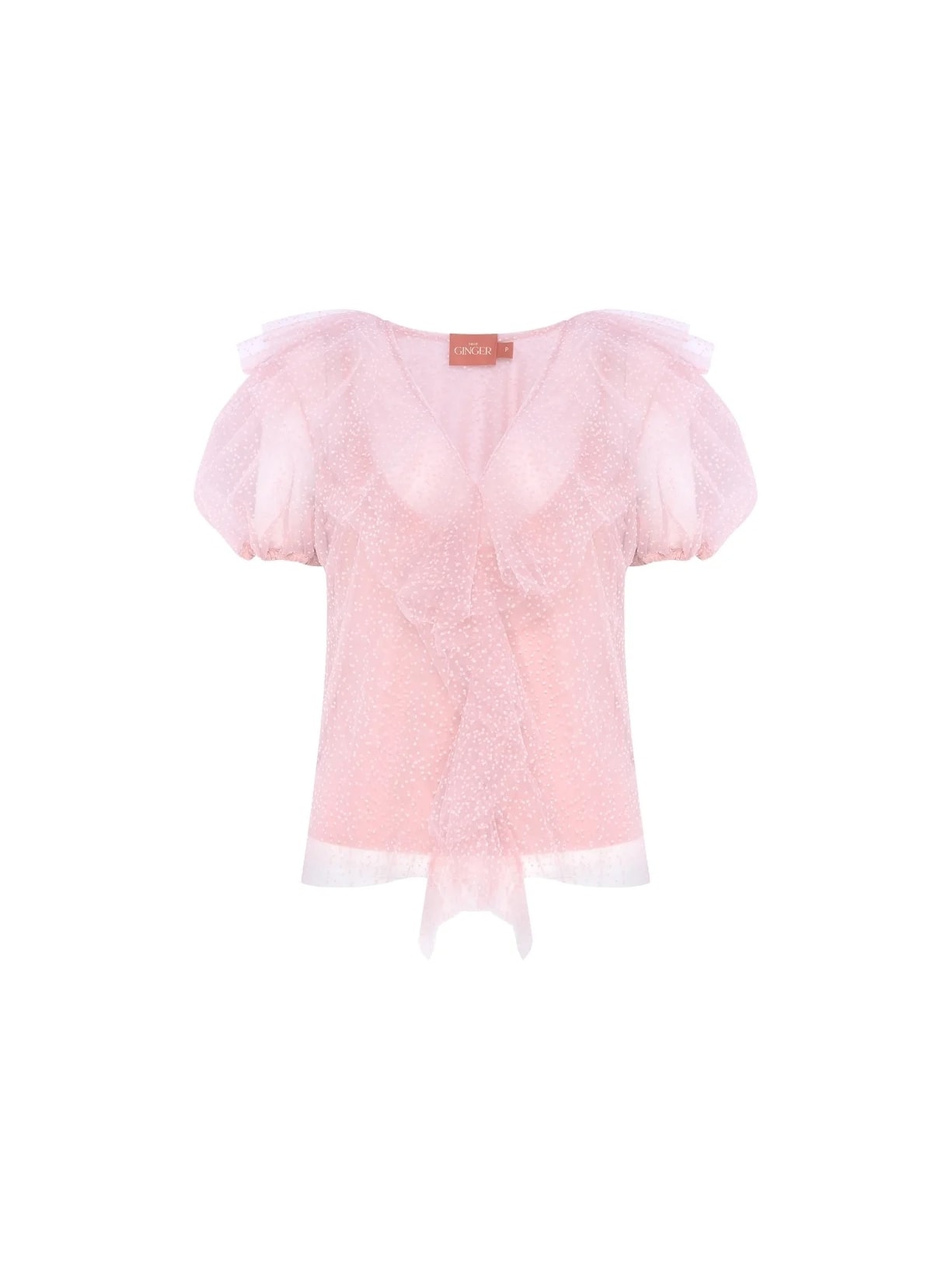 Blusa Manga Curta Porites Rosa