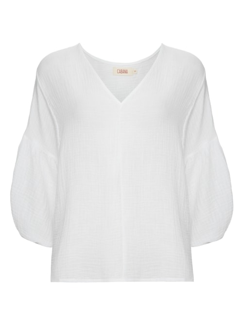 Blusa Manga Gaze Off White