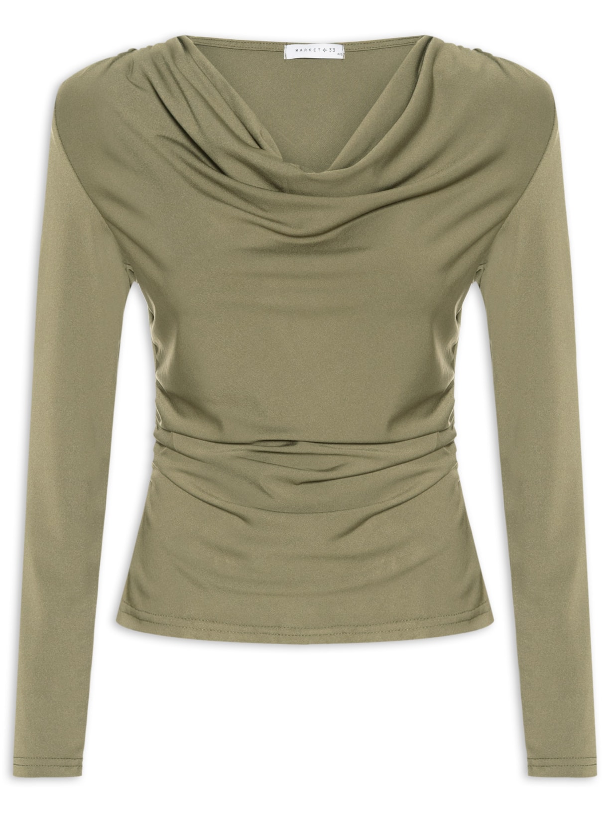 Blusa Manga Longa Feminina Degagê Verde Market 33