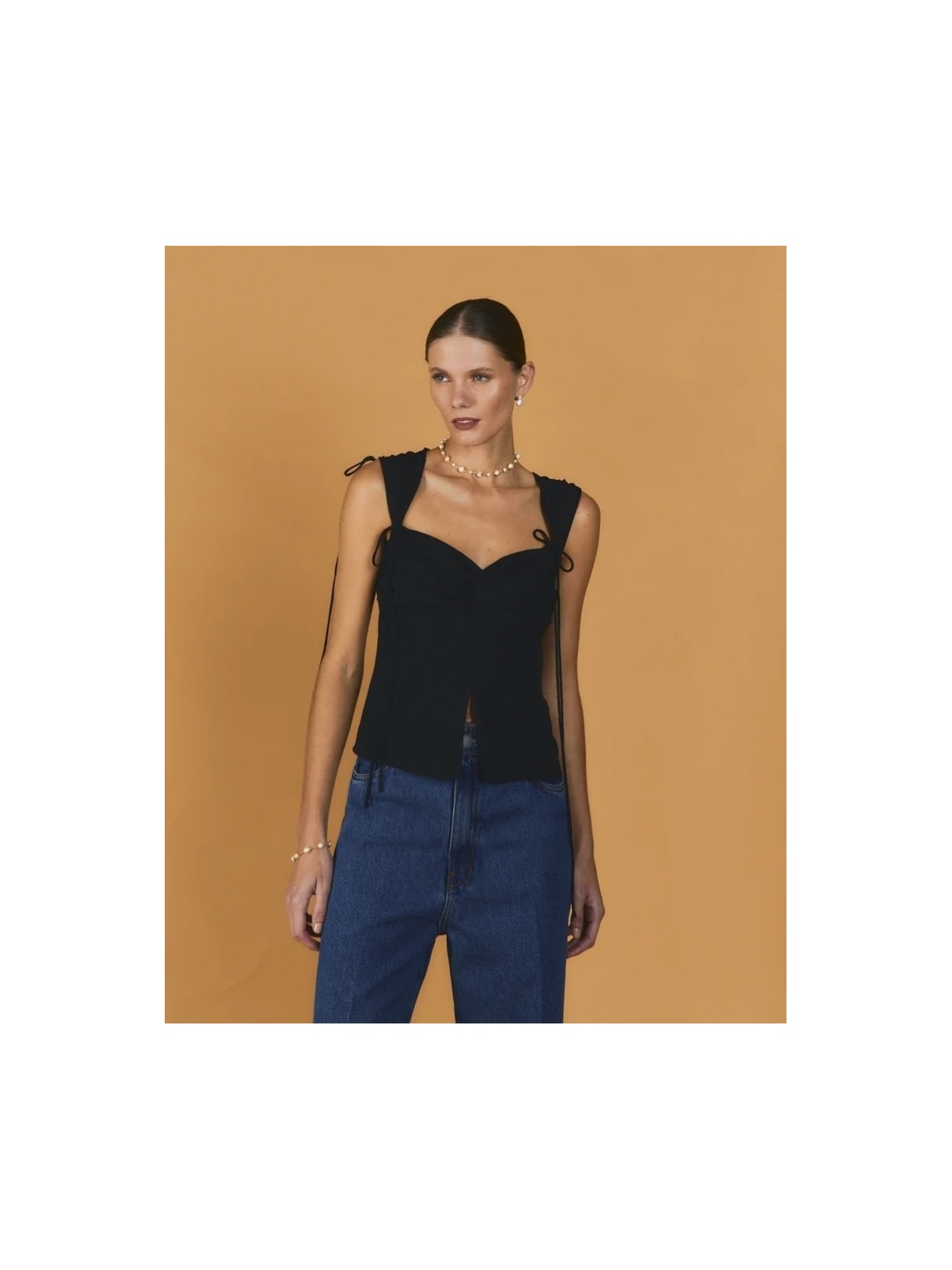 Blusa Mareh Anadara Preto Shop Ginger