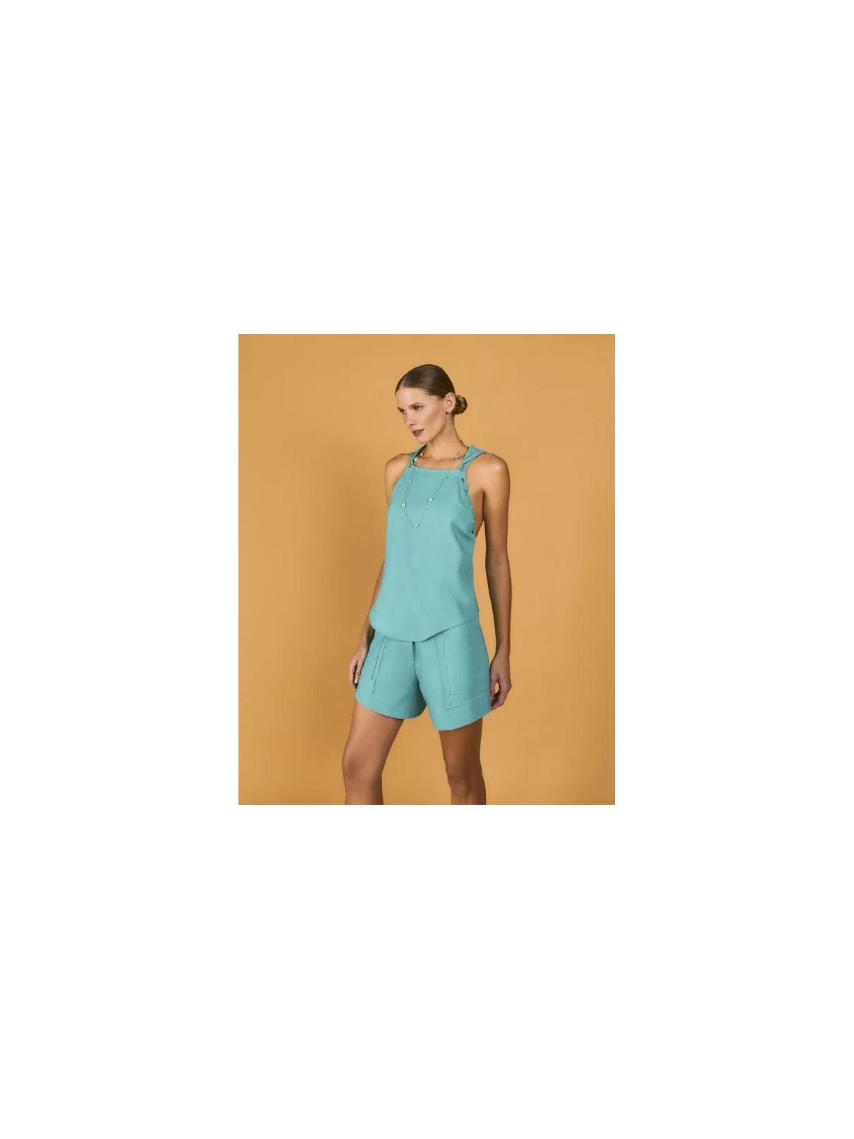 Blusa Mareh Capuz Tartaruga Verde Shop Ginger