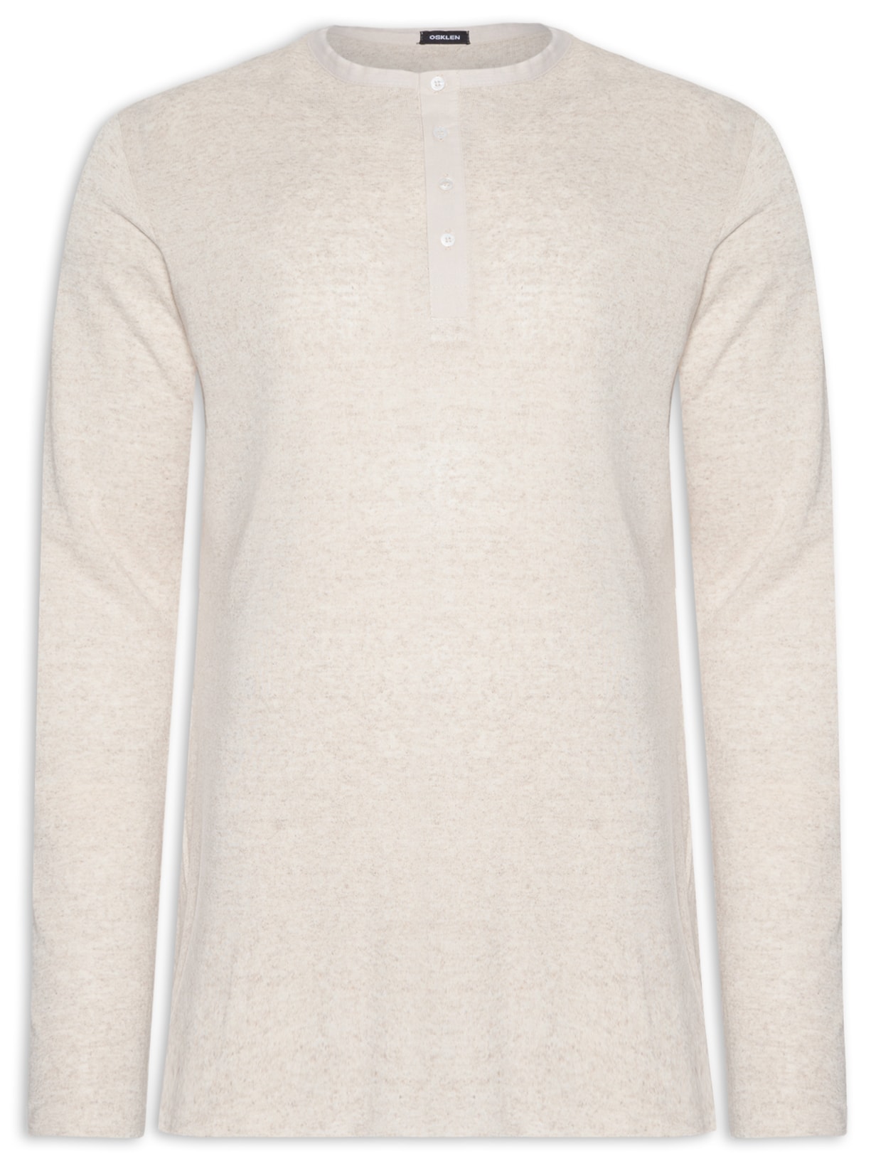 Blusa Masculina Bata Visual Linen Yoke - Off White