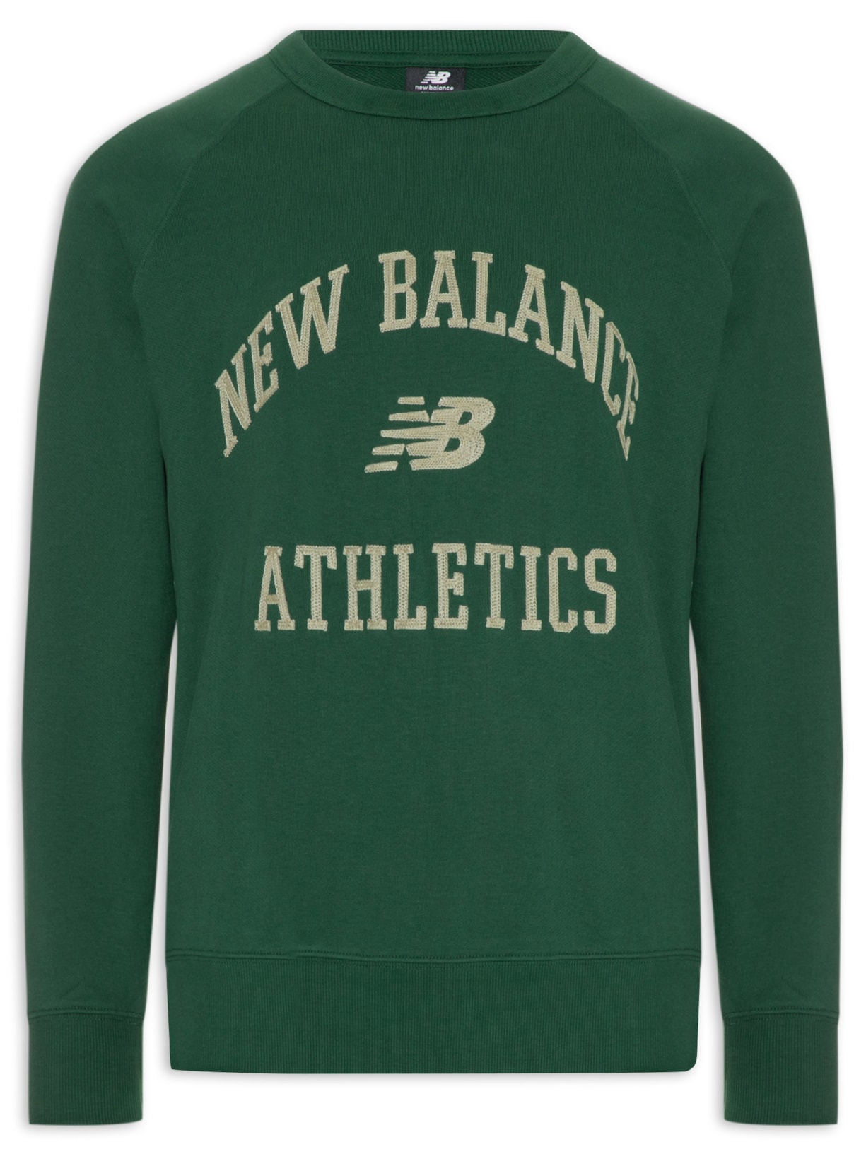 Blusa Masculina De Moletom Athletics Varsity - Verde