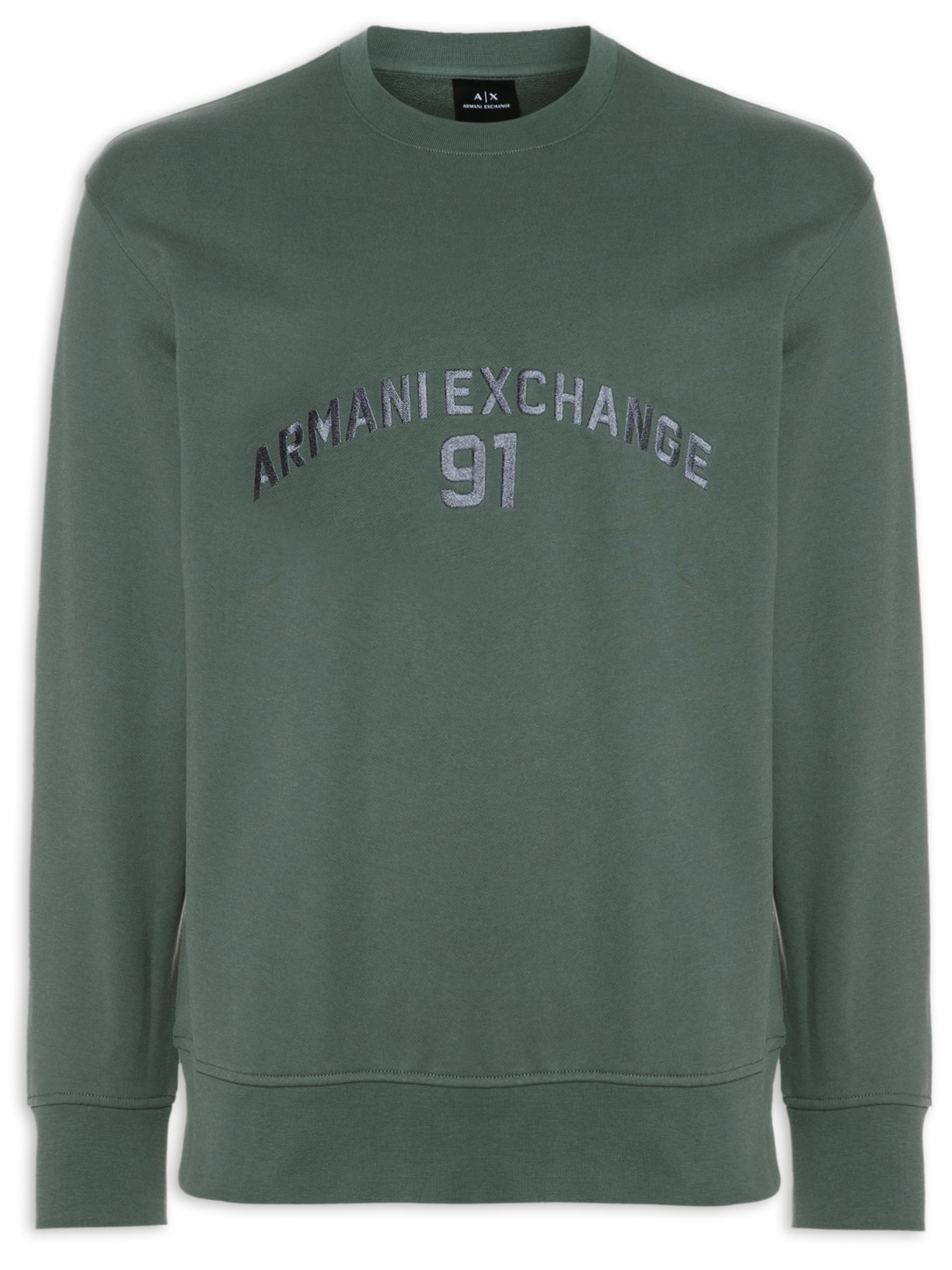 Blusa Masculina De Moletom Bordada - Verde