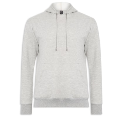 Blusa Masculina de Moletom - Cinza 