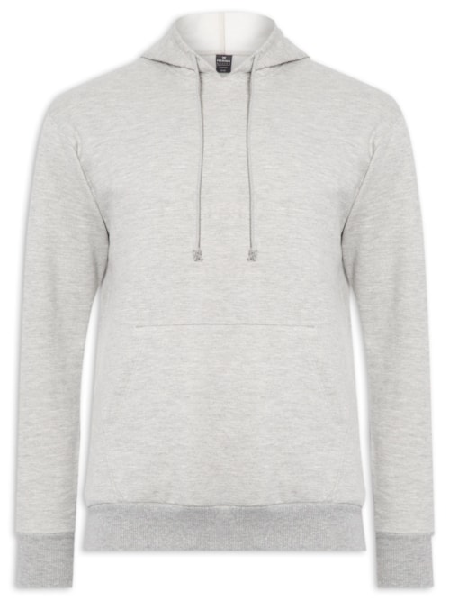 Blusa Masculina de Moletom - Cinza