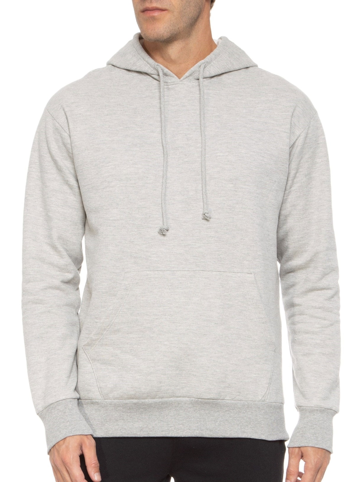 Blusa Masculina de Moletom Cinza  Hering