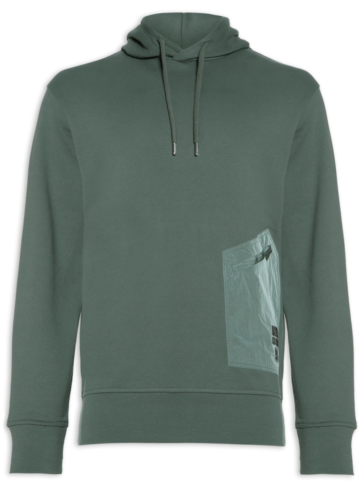 Blusa Masculina De Moletom com Capuz - Verde