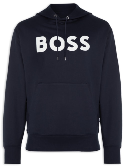 Blusa Masculina de Moletom com Gorro Sullivan - Azul