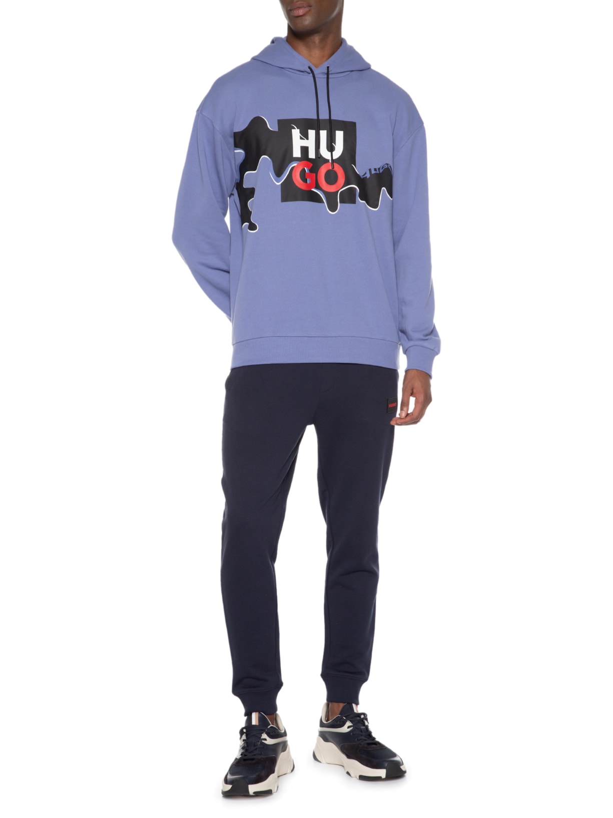 Blusa Masculina De Moletom Dalcon Azul Hugo