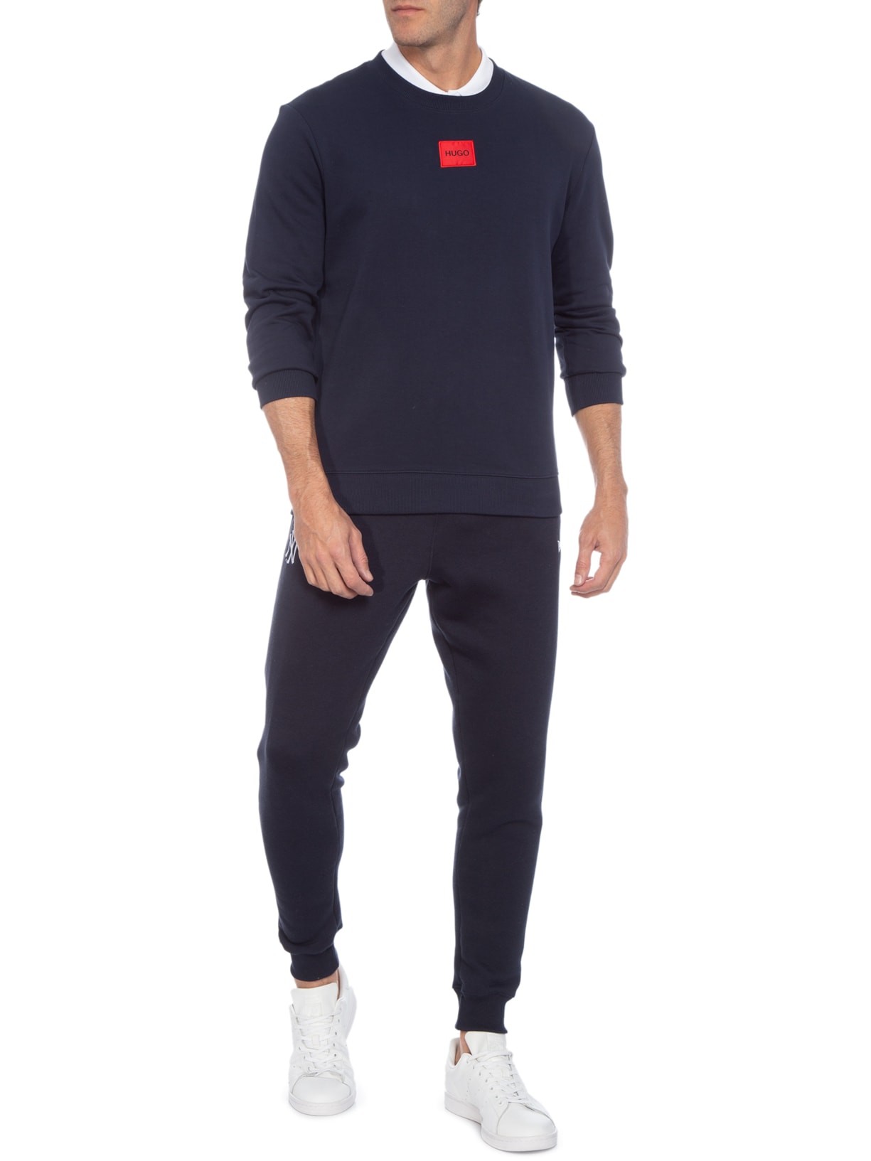 Blusa Masculina De Moletom Diragol Azul Hugo