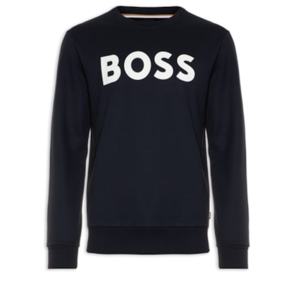 Blusa Masculina de Moletom Gola Careca Soleri - Azul