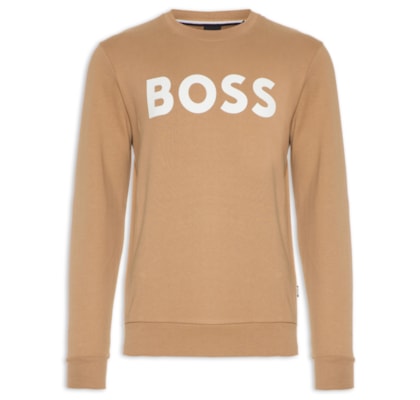 Blusa Masculina de Moletom Gola Careca Soleri - Bege