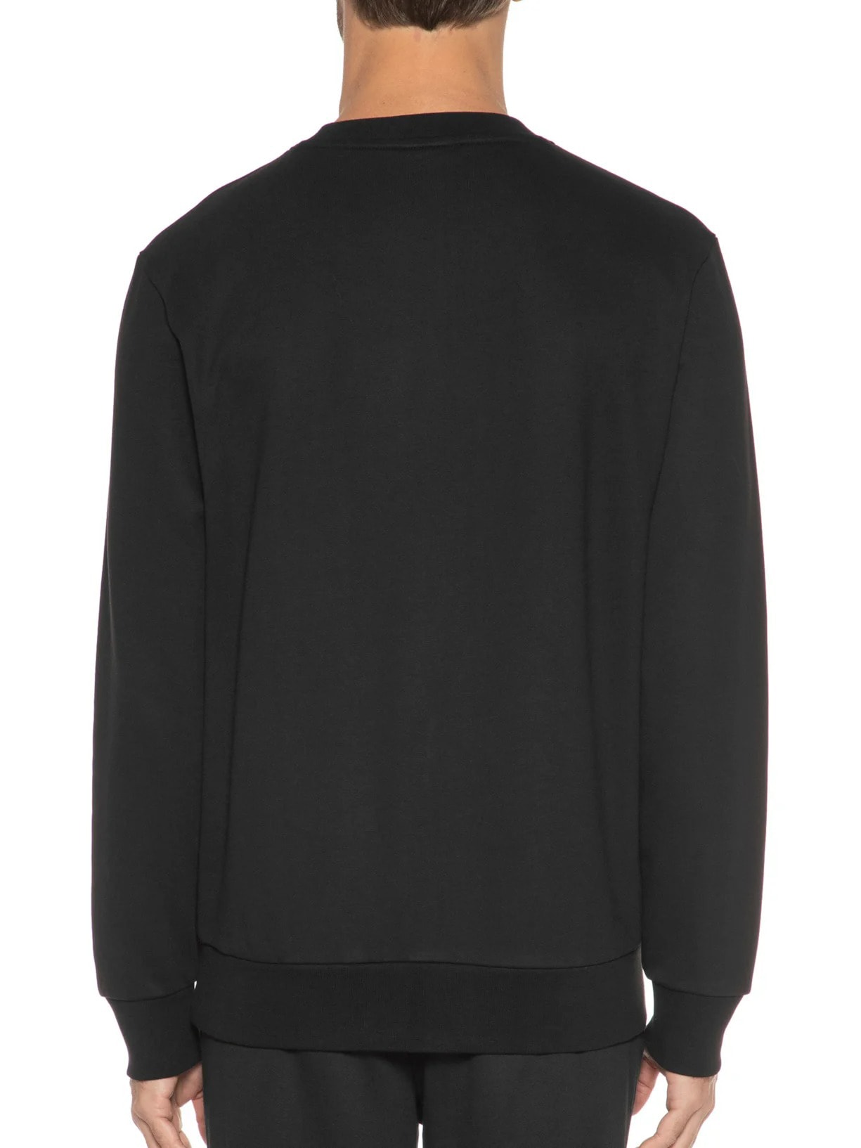 Blusa Masculina de Moletom Gola Careca Soleri Preto Boss