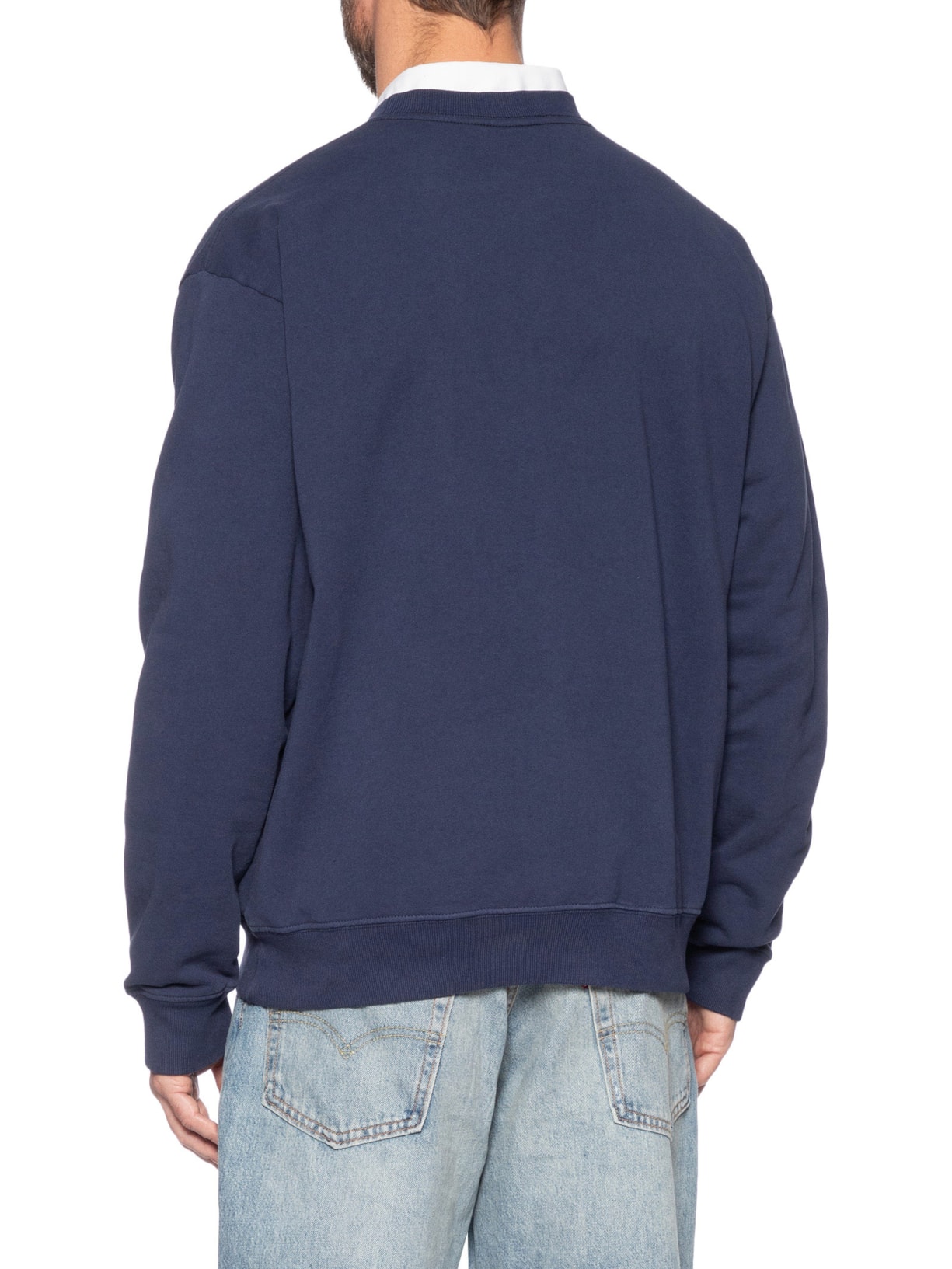 Blusa Masculina De Moletom Polo Club Crewneck Azul Sporty & Rich