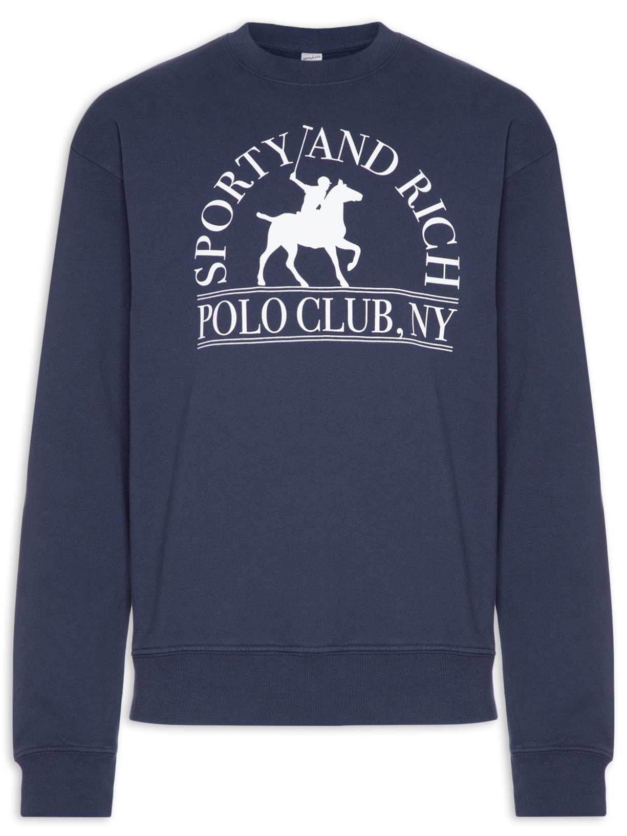 Blusa Masculina De Moletom Polo Club Crewneck - Azul