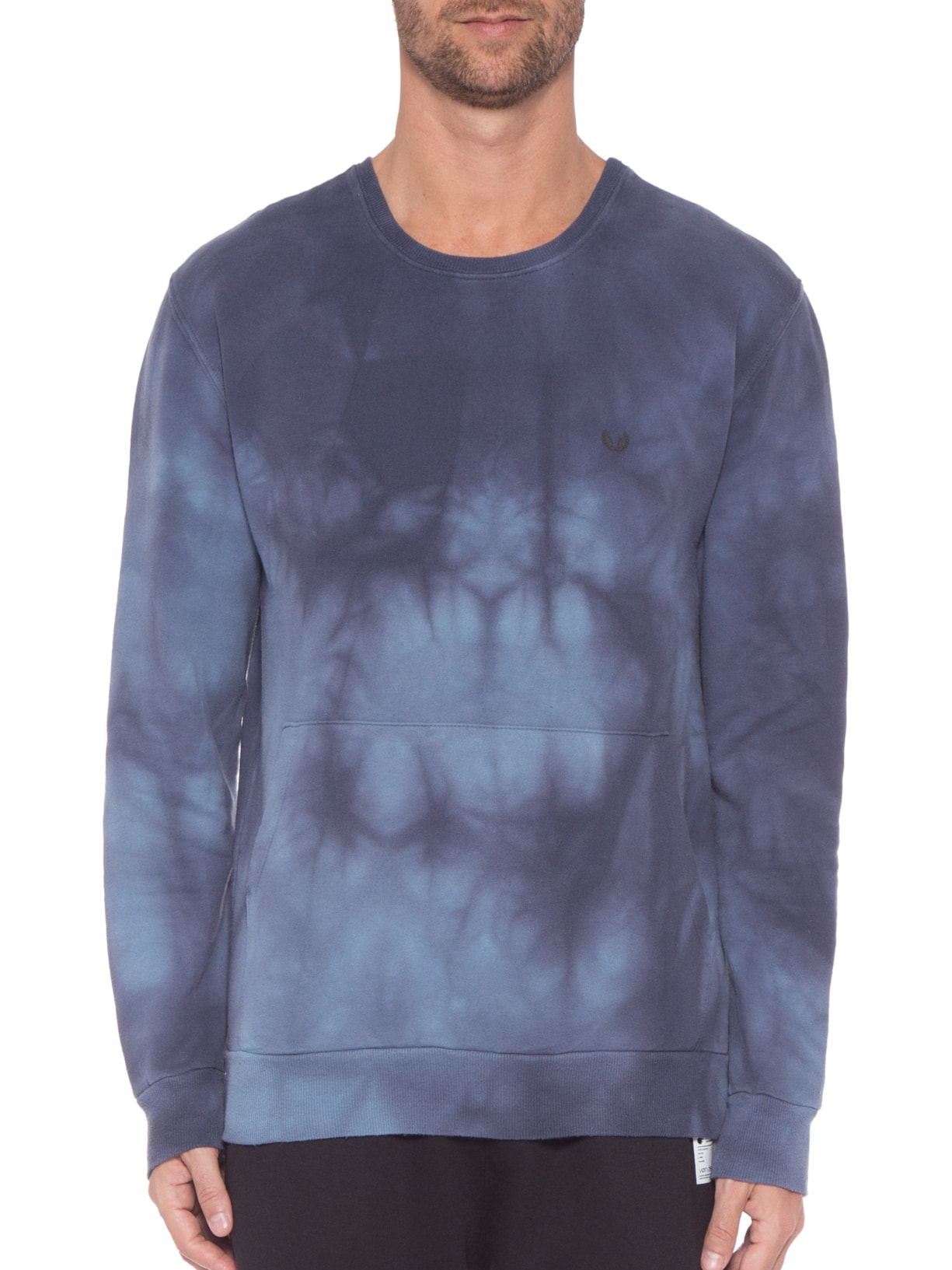 Blusa Masculina De Moletom Rebel Lavado Azul Spirito Santo