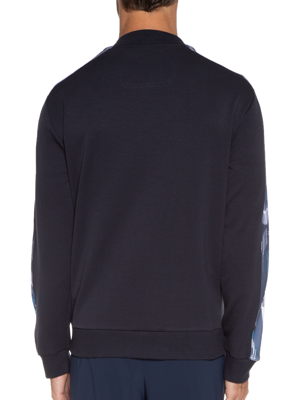 Blusa Masculina De Moletom Skarley Azul Boss