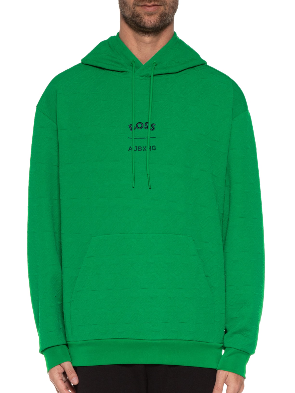 Blusa Masculina De Moletom Verde Boss