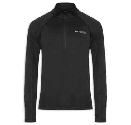 Blusa Masculina Driventure Half Zip - Preto