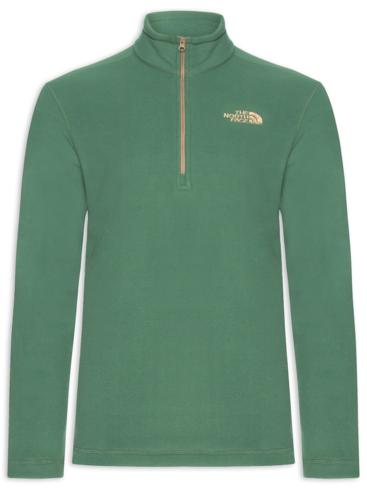 Blusa Masculina Fleece Glacier 1/4 Zl Verde The North Face