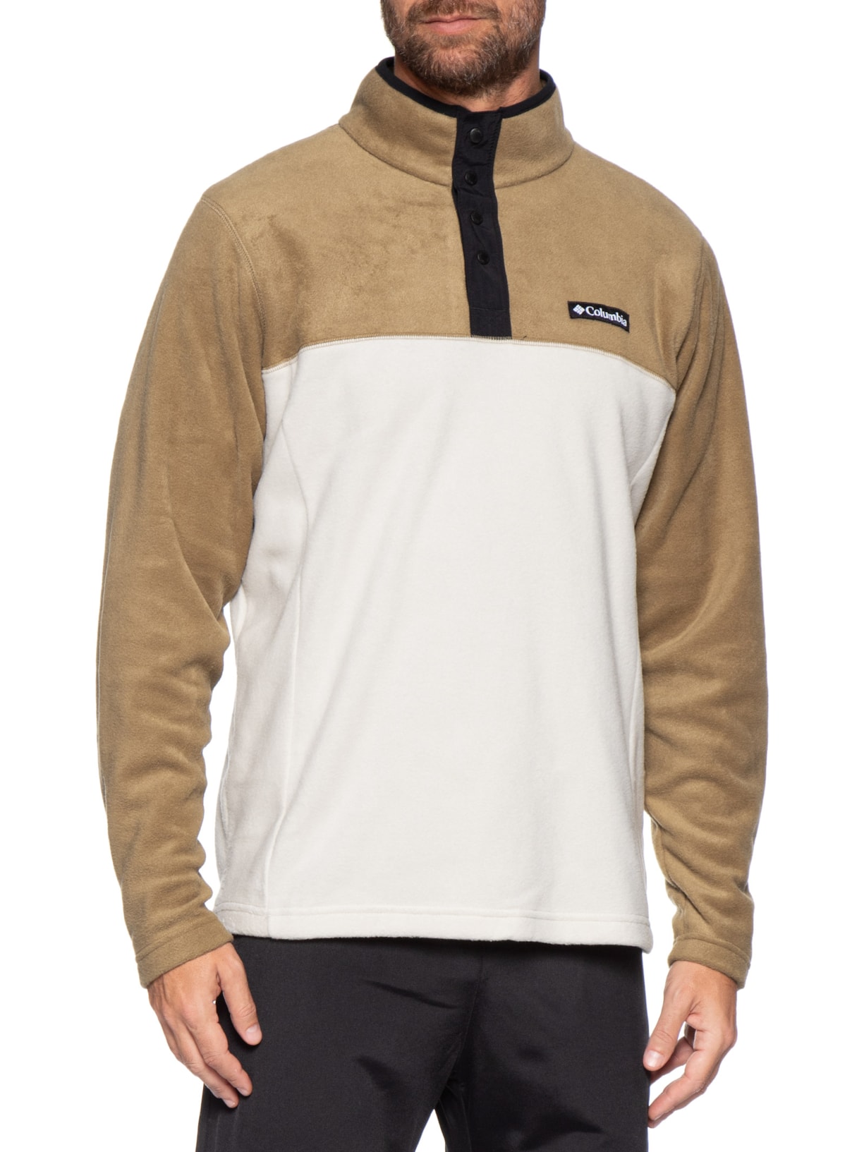 Blusa Masculina Fleece Steens Mountain™ Half Snap II Marrom Columbia