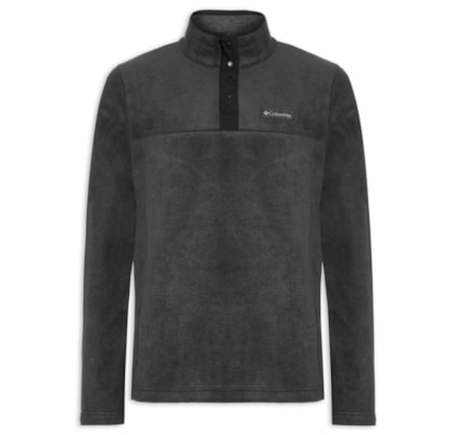 Blusa Masculina Fleece Steens Mountain™ Half Snap II - Preto