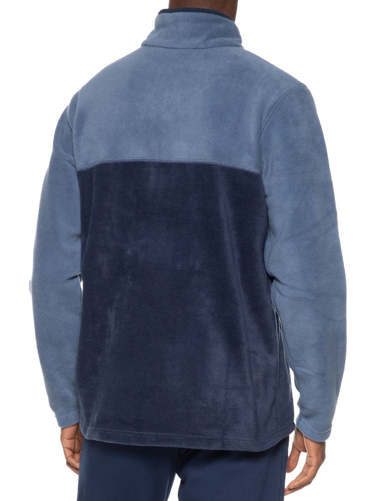 Blusa Masculina Fleece Vista Com Botão Steens Mountain II Azul Columbia