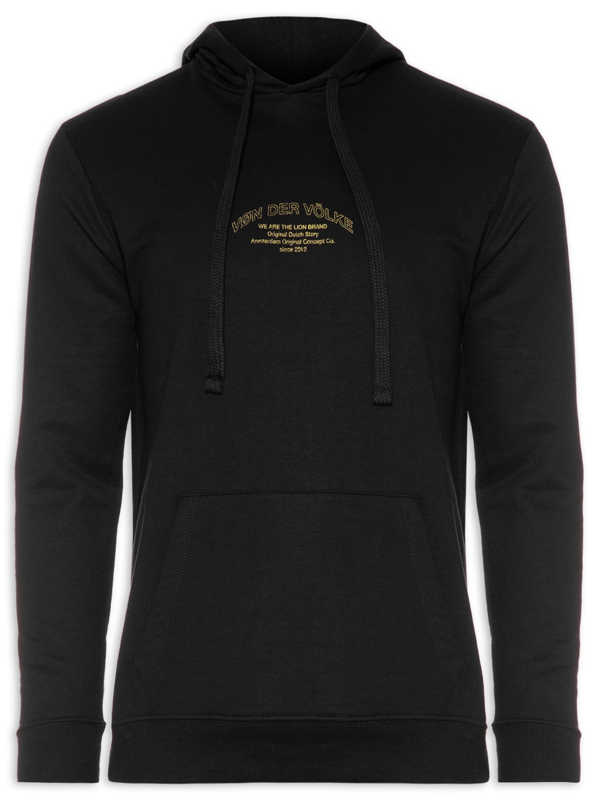 Blusa Masculina Hoddie Moletom The Lion - Preto