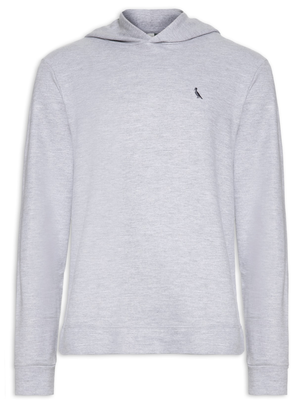 Blusa Masculina Hoodie Moletom Darwin - Cinza