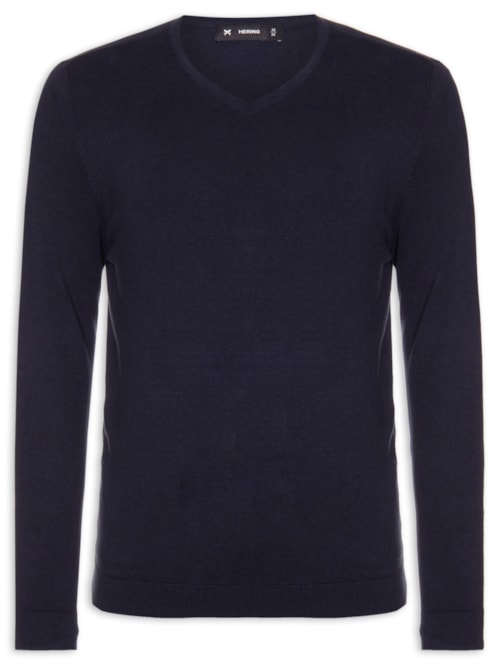 Blusa Masculina Manga Longa - Azul