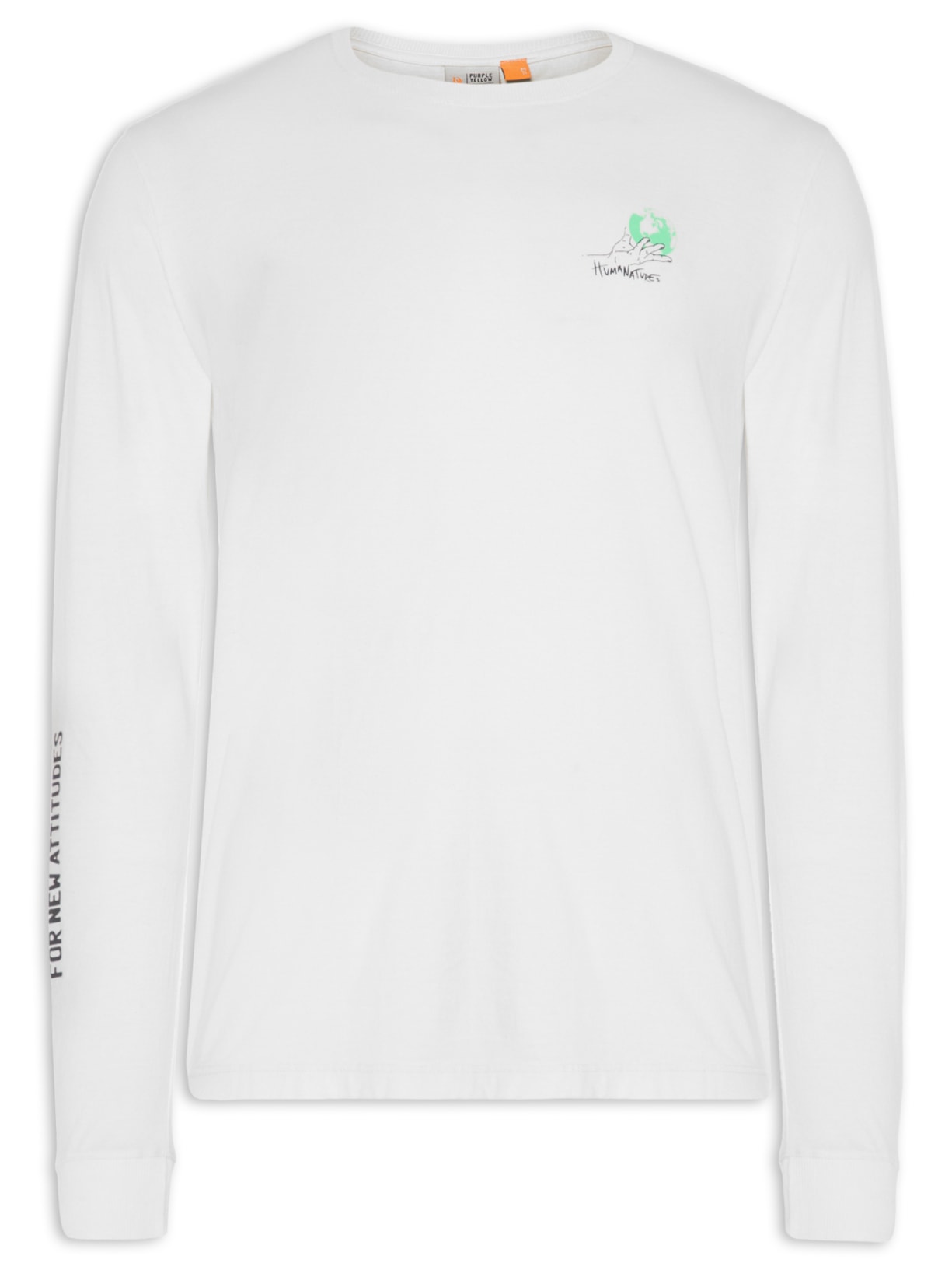 Blusa Masculina Manga Longa In Our Hands - Off White