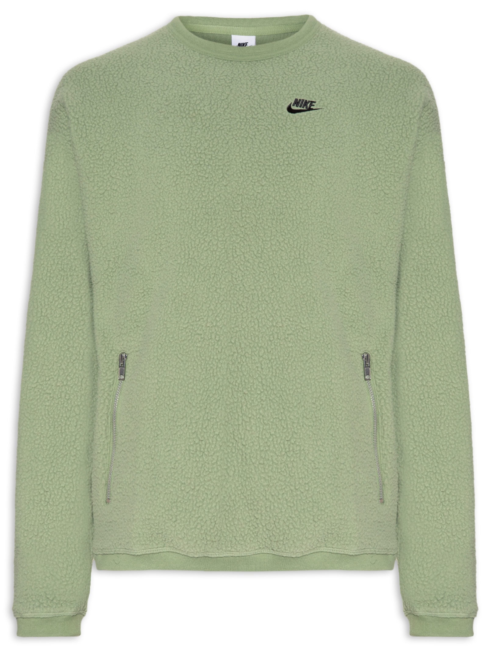 Nike - Blusa Masculina Manga Longa M NK Sherpa Wntr Cr - Verde