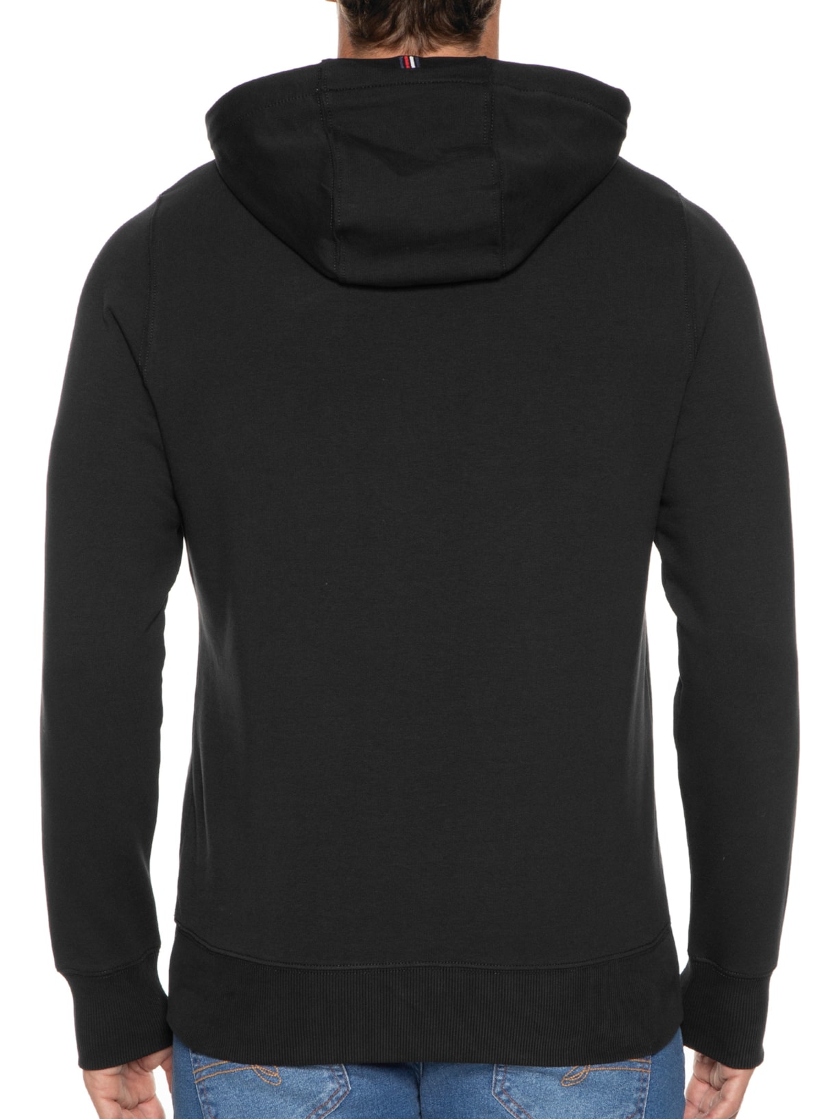 Blusa Masculina Moletom 1985 Preto Tommy Hilfiger