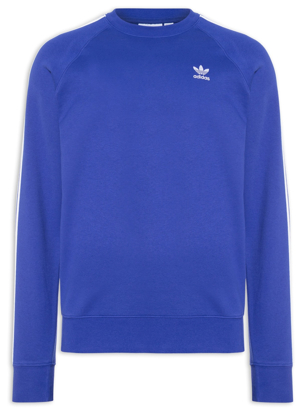 Blusa Masculina moletom 3 Stripes - Azul