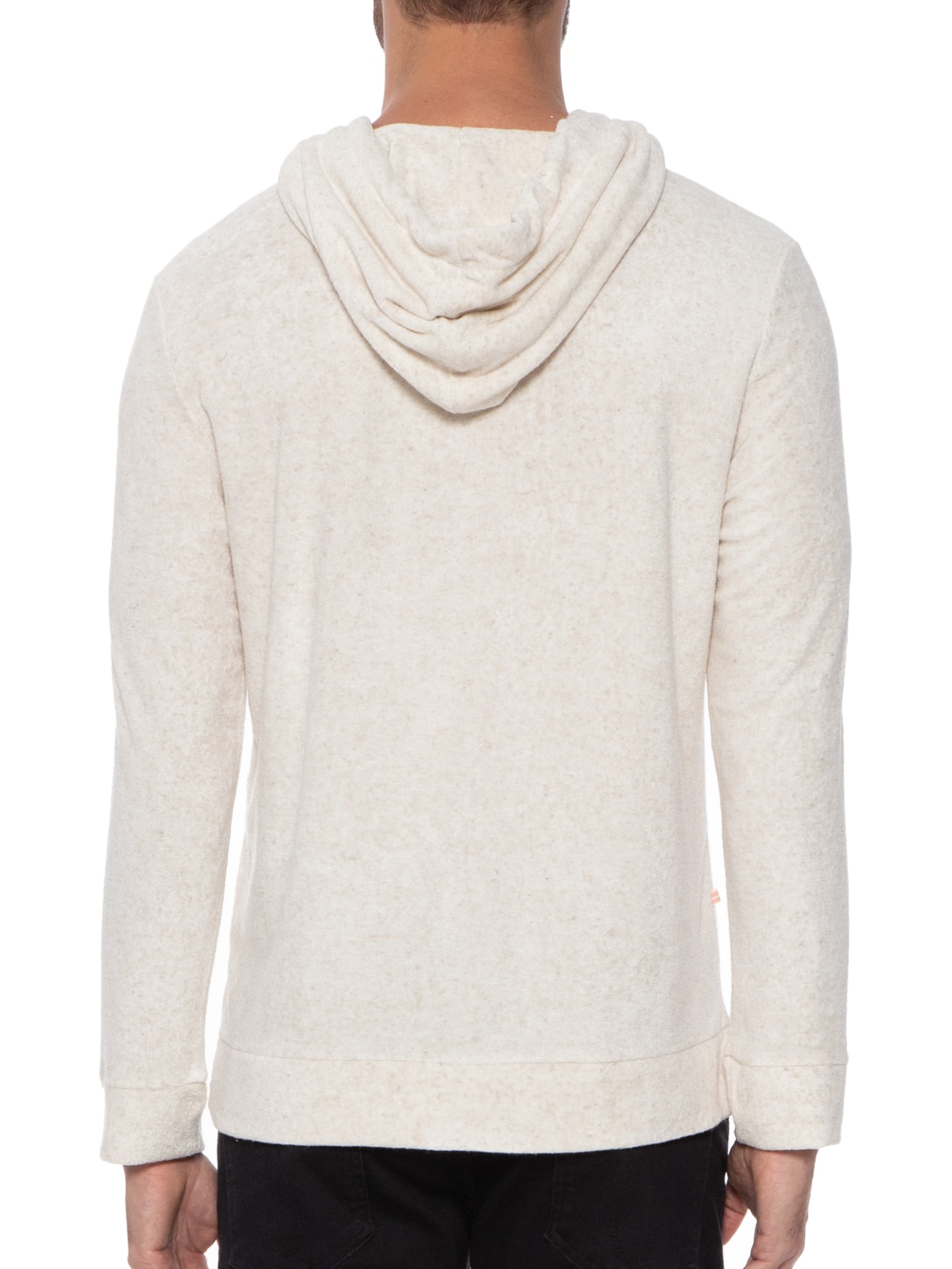 Blusa Masculina Moletom Atoalhado Bege Sergio K