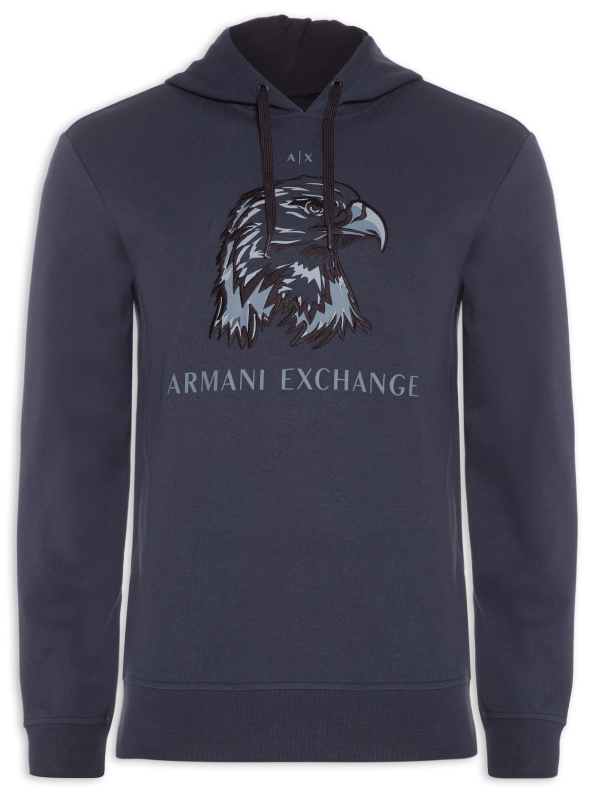 Blusa Masculina Moletom Armani Exchange Azul - Main Image