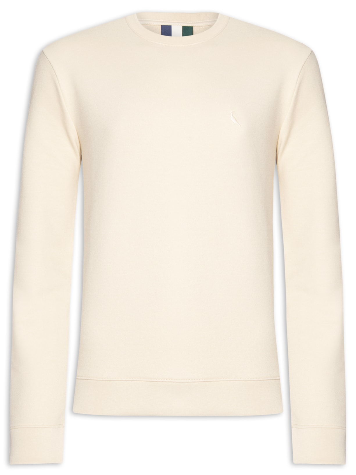 Blusa Masculina Moletom Básico New - Bege