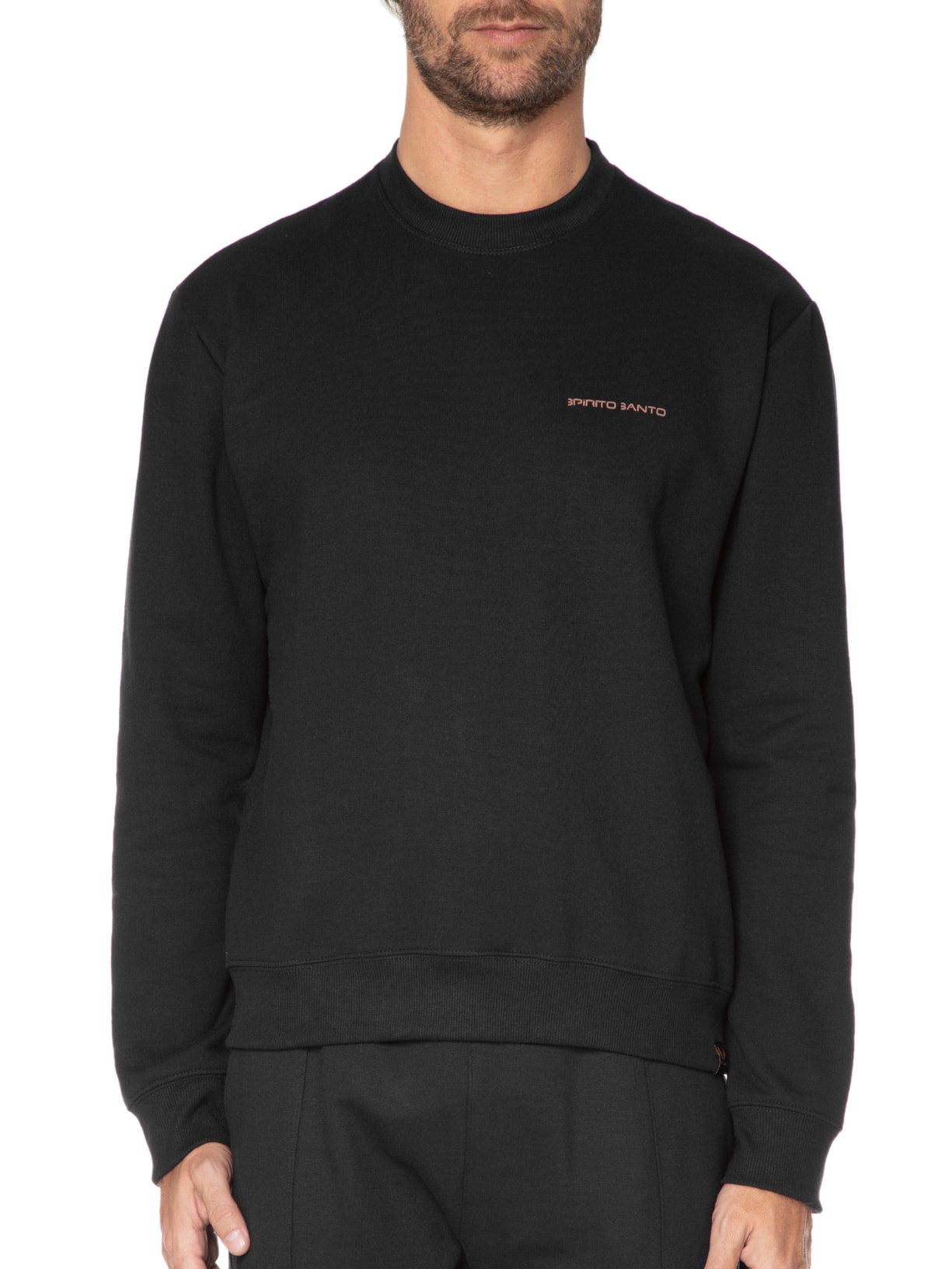 Blusa Masculina Moletom Bass Preto Spirito Santo