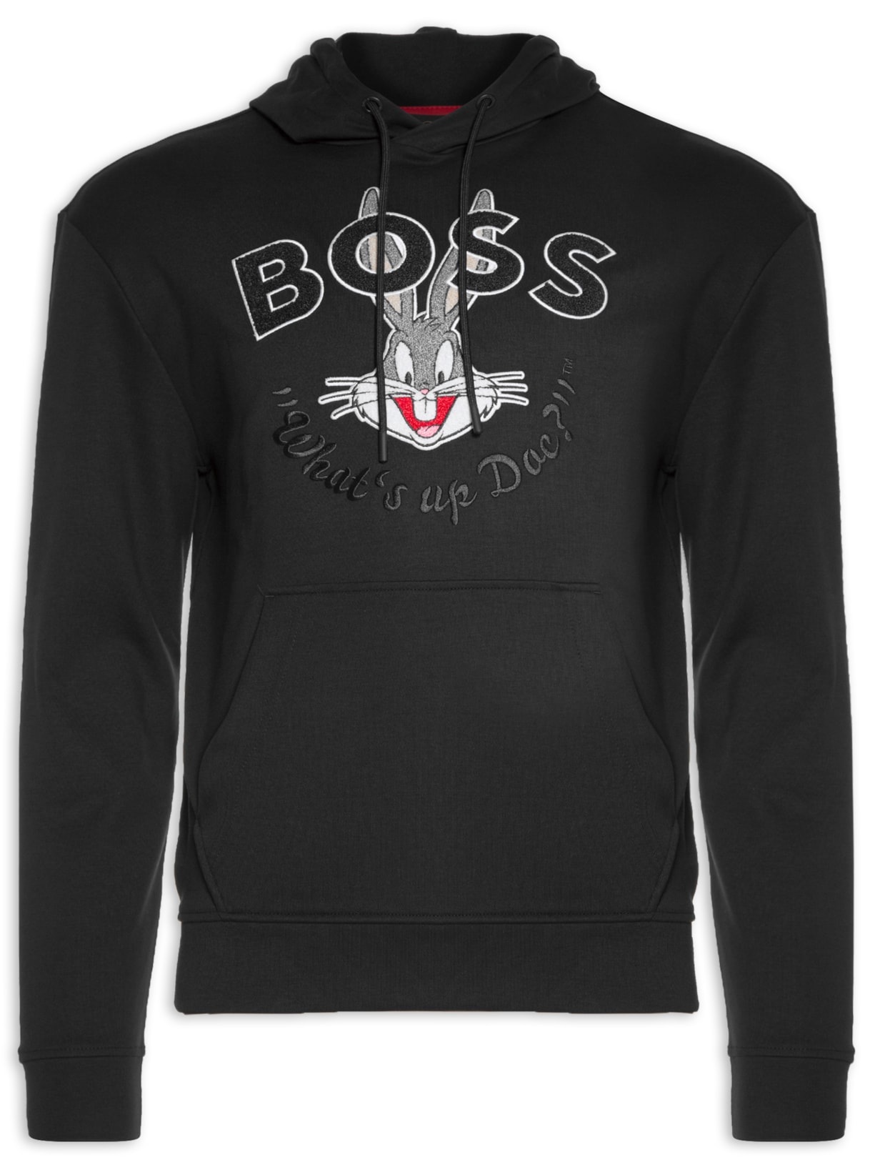 Blusa Masculina Moletom Bugs Lny - Preto