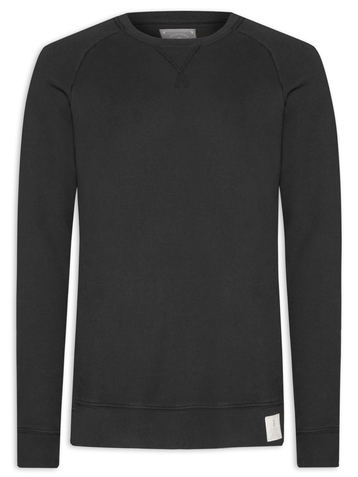 Blusa Masculina Moletom Careca - Preto