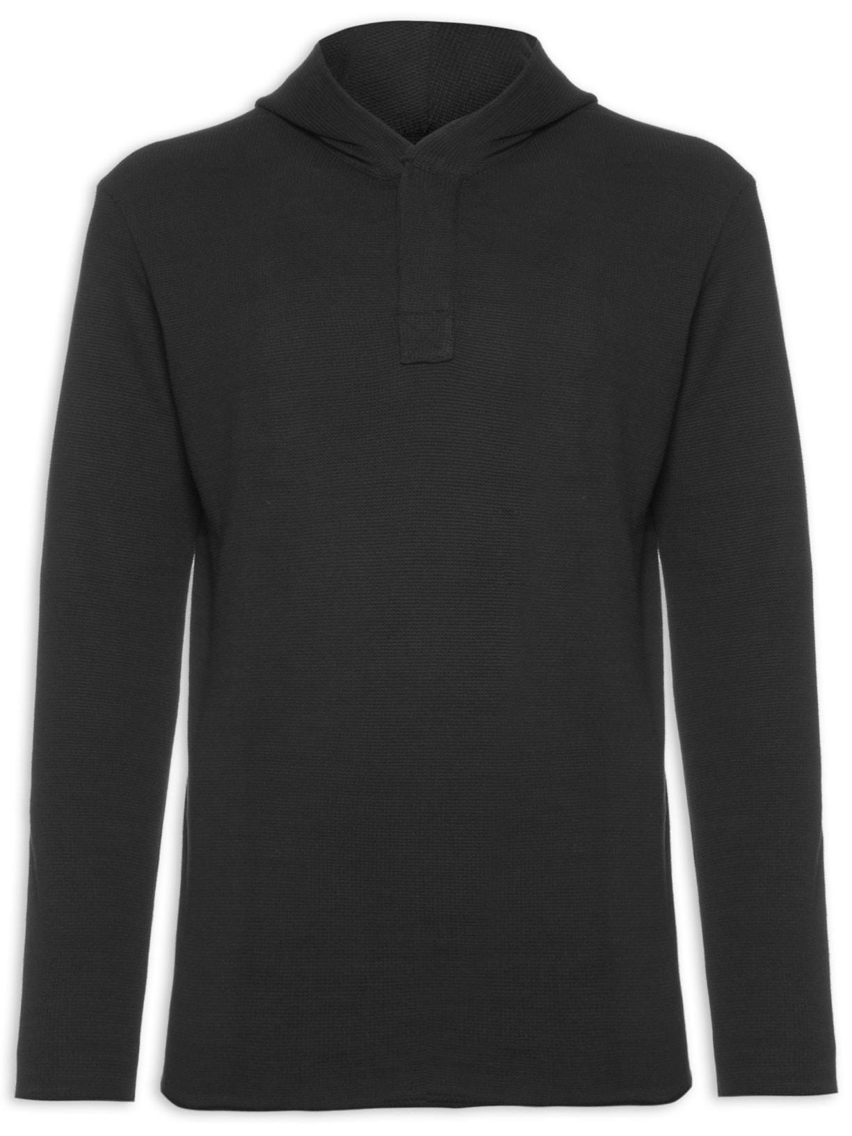 Blusa Masculina Moletom com Capuz Rustic - Preto