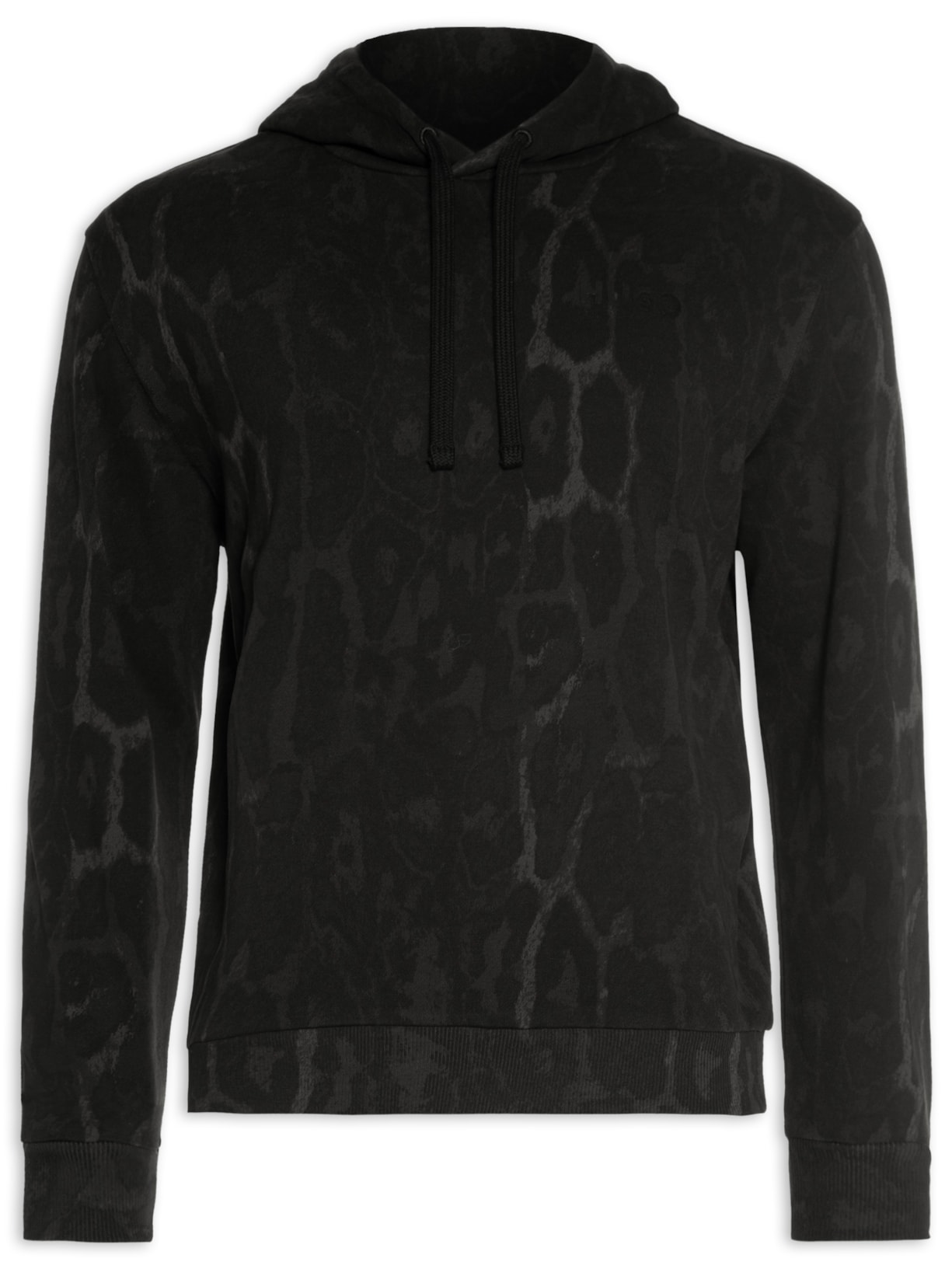 Blusa Masculina Moletom Daglion - Preto