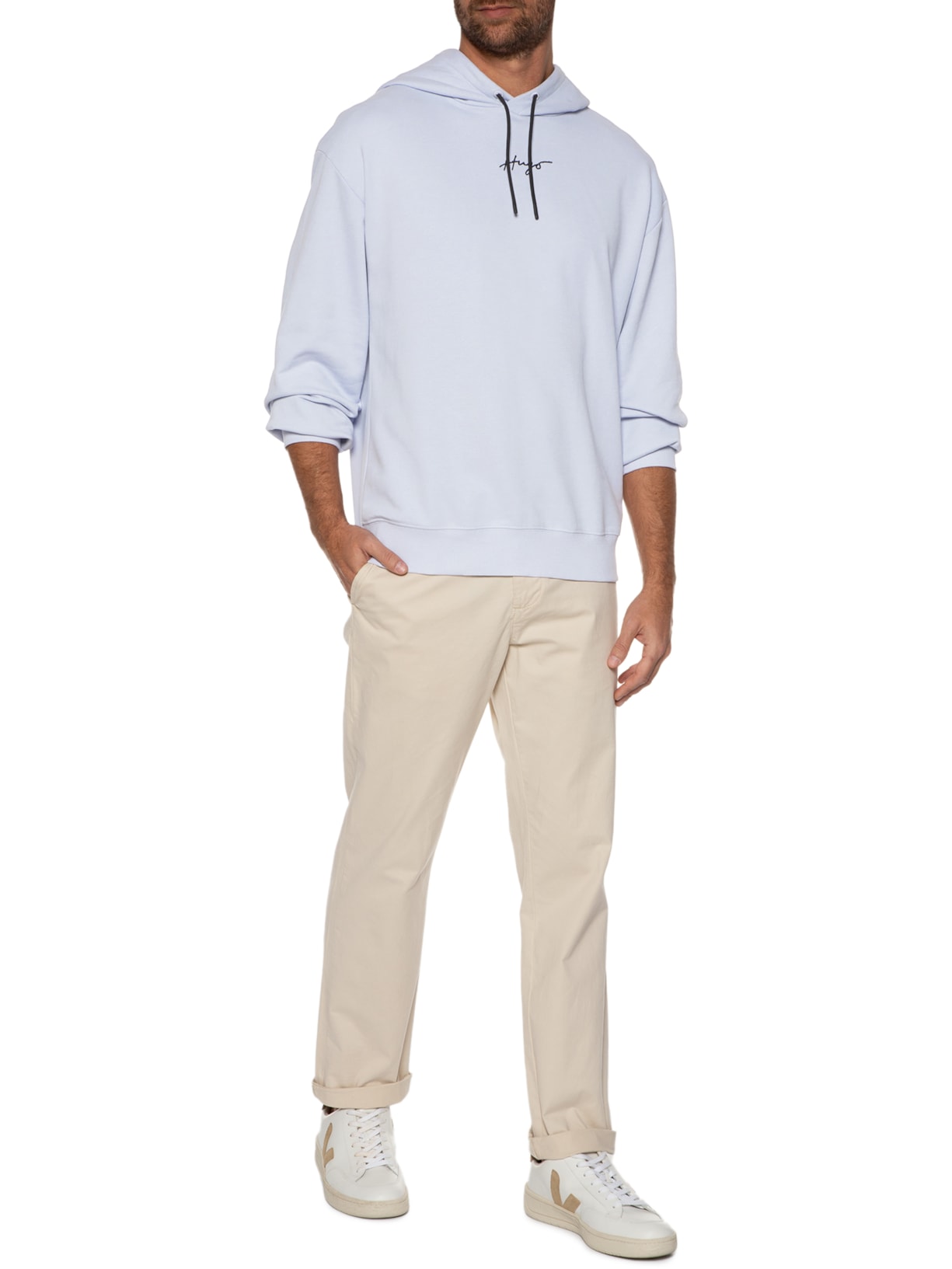 Blusa Masculina Moletom Dalegre Lilás Hugo