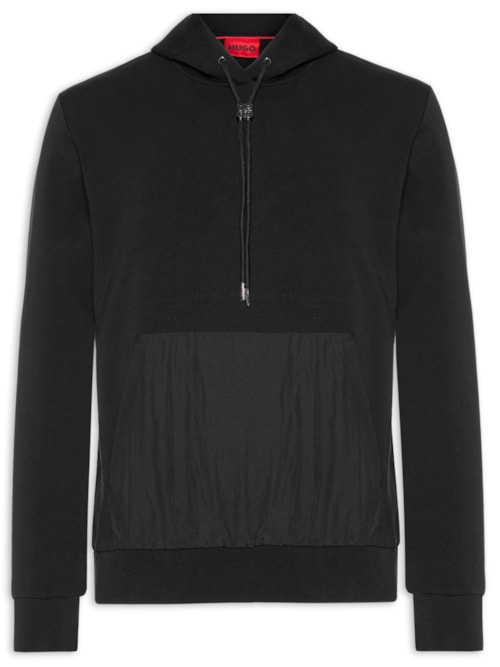 Blusa Masculina Moletom Dauls - Preto