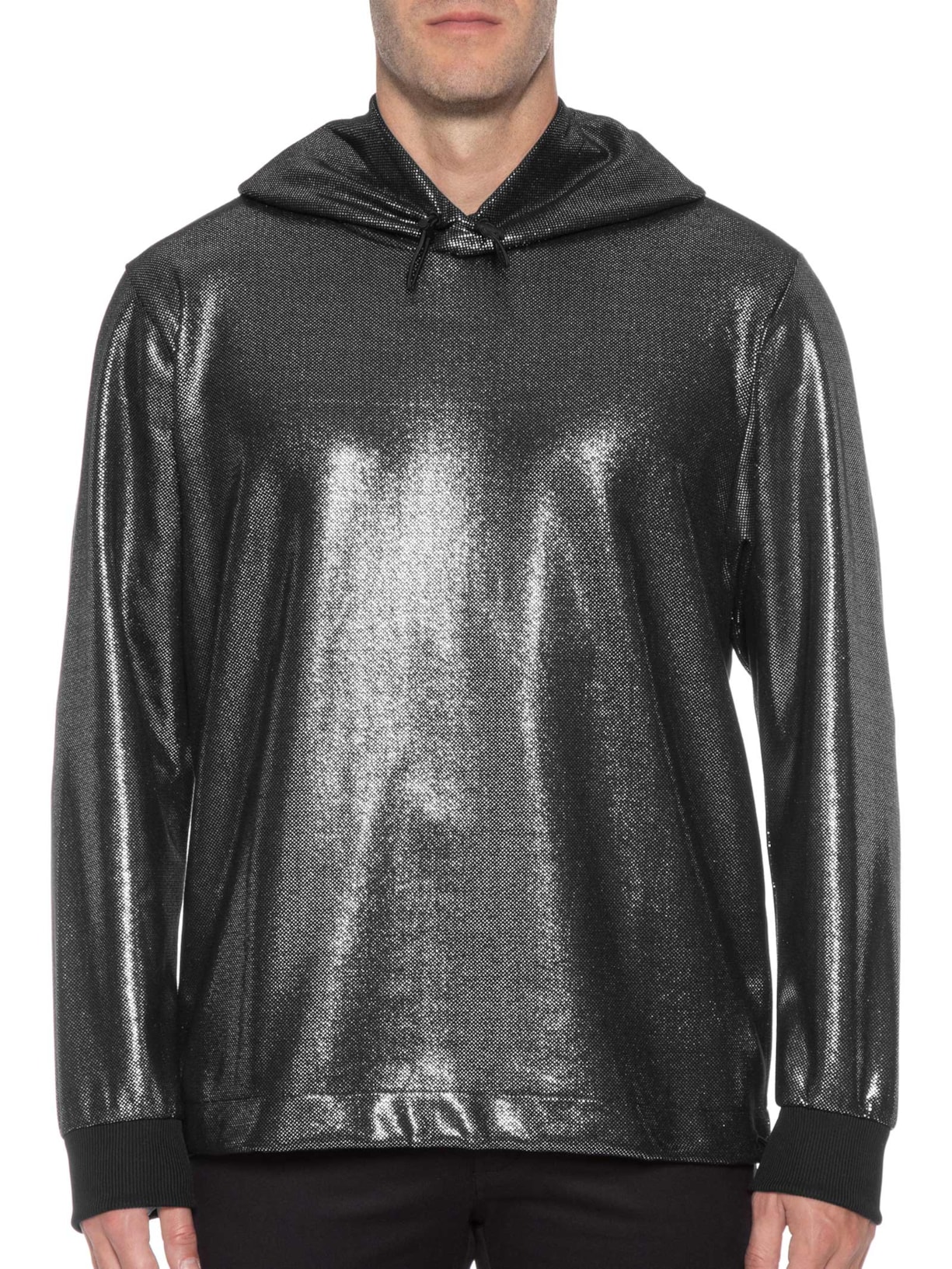 Blusa Masculina Moletom Descolar Preto Hugo