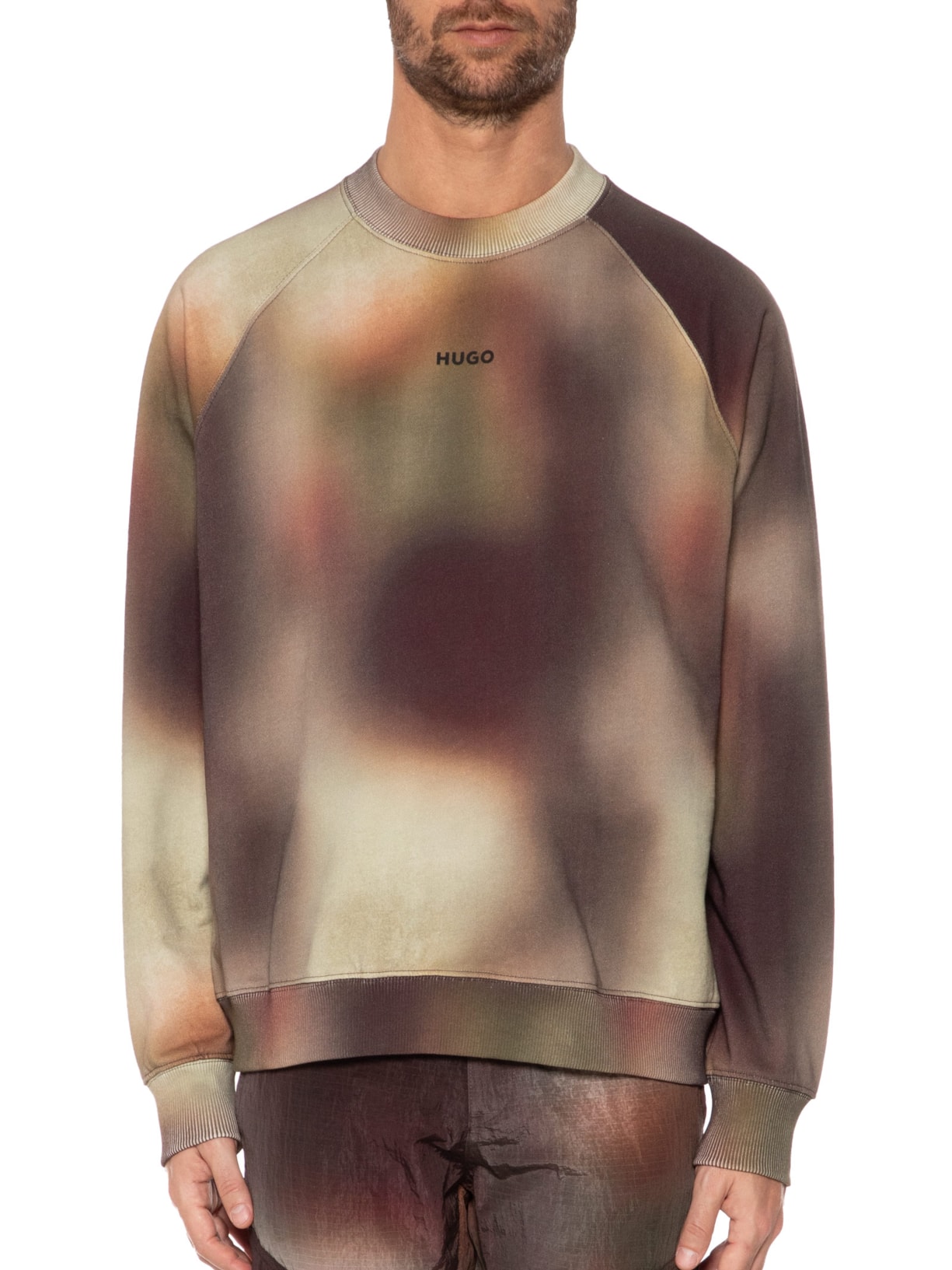 Blusa Masculina Moletom Dopiapo Bege Hugo