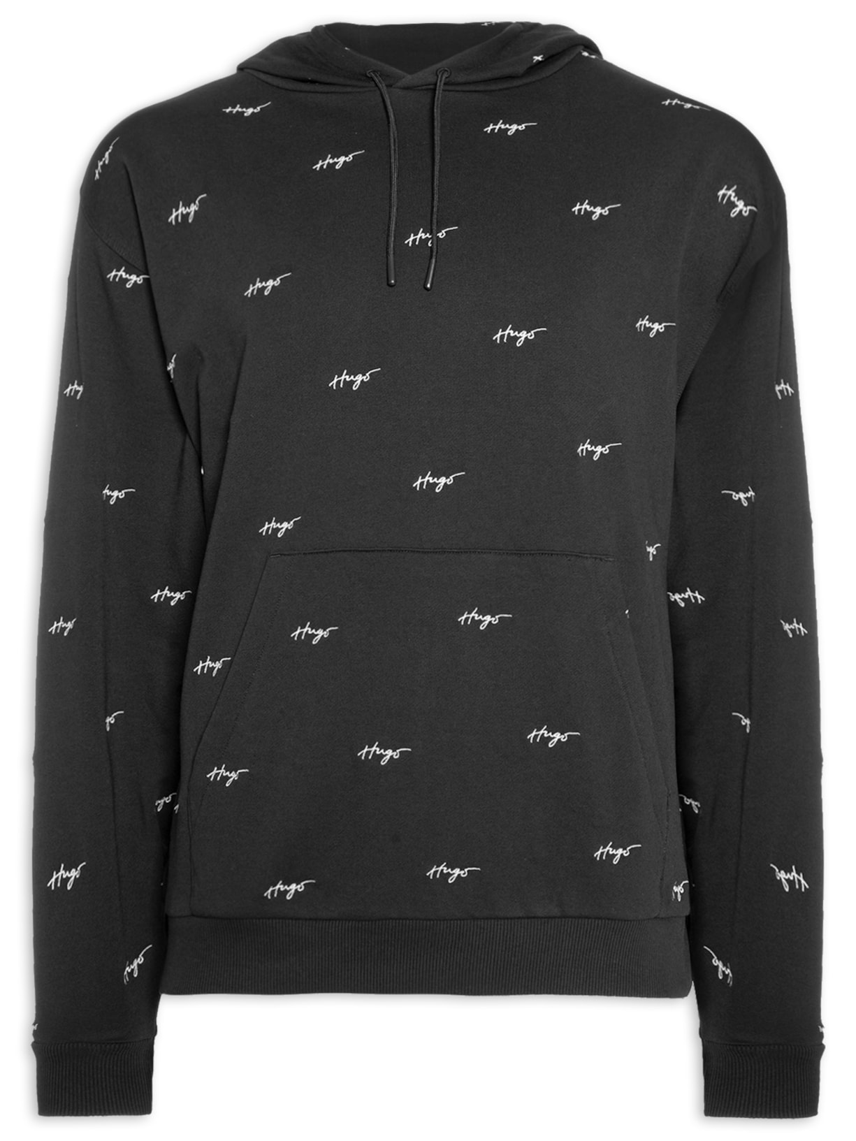 Blusa Masculina Moletom Dorlatezza Preto Hugo