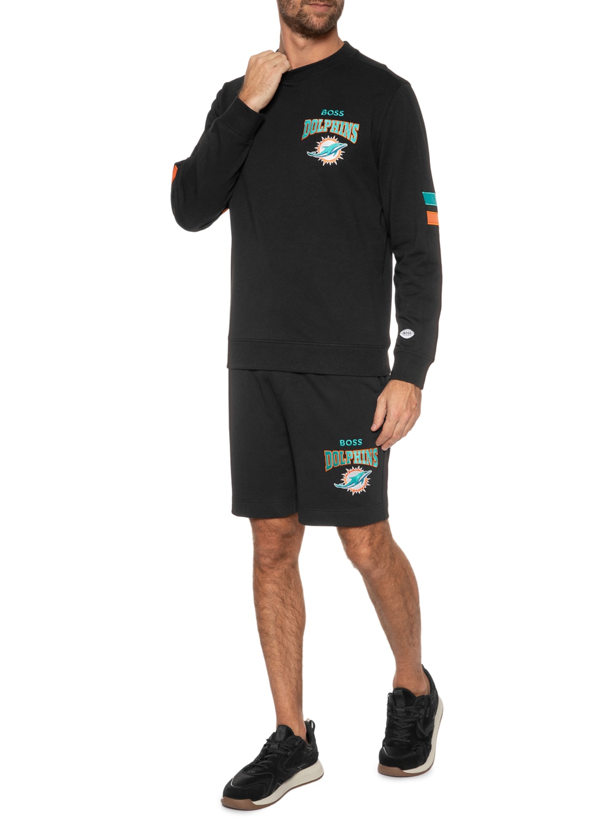 Blusa Masculina Moletom Drive Nfl Preto Boss